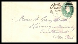 1897 US Cover - Saint Augustine, Florida to New York, NY X11 - £2.21 GBP