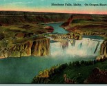 Shoshone Falls Twin Falls Idaho Id Unp DB Cartolina F4 - $4.04