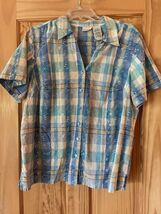 White Stag Button Up Top Size 18/20W - $128.26 MXN