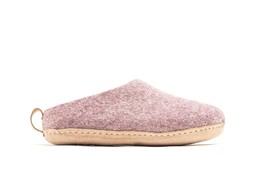 Woolly&#39;s Indoor Open Heel Slippers With Leather Sole (Lavender) - 37 | P... - $1,003.24 MXN