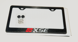 1X XSE Camry V6 License Plate Frame Real Carbon Fiber Material - £32.81 GBP