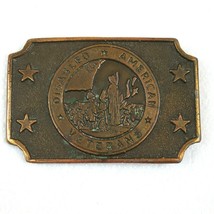 Vintage Disabled American Veterans Belt Buckle Brass tone Metal RARE - £15.97 GBP