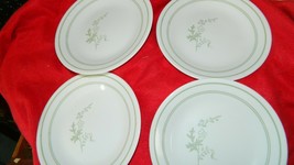 Corelle Floral Spray Bread / Dessert Plates Discontinued Set Of 4 Free Usa Ship - £14.90 GBP