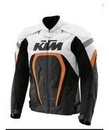 KTM Motorbike hand made Motorcycle Rider real  Leather Jacket Racing - $265.00