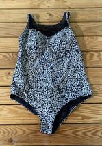 Torrid Women’s One Piece swimsuit size 0 Black white Cheetah BJ - £29.63 GBP
