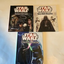 Lot Of 3 Star Wars Books The Final Battle; Rebel Heroes, The Evil Empire - £11.21 GBP