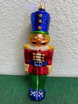 Christopher Radko NUTCRACKER Christmas Ornament Bright Colors Tall - £47.95 GBP