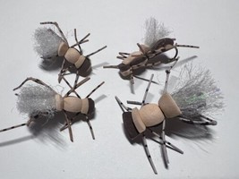 2023--NEW! Fat Albert Hopper Dryfly, Trout, Size 10,Sold per 4 - £6.39 GBP