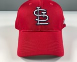 St Louis Cardinals Sombrero Talla Única Rojo Curvo Ala Blanco Logo Tira ... - £8.32 GBP