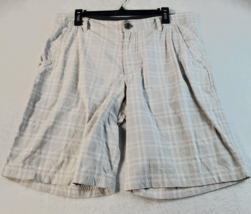 Lululemon Shorts Mens Size 36 Tan Plaid Slash Pockets Logo Pull On Belt Loops - £16.24 GBP