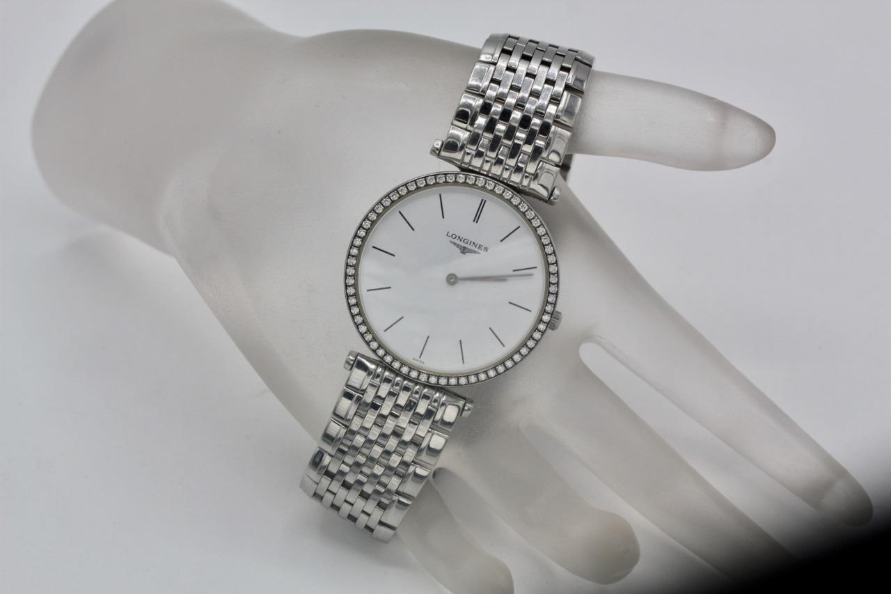 Primary image for Longines La Grande Classique Diamond Bezel 33mm Swiss Quartz Watch L4.741.0.12.6