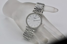 Longines La Grande Classique Diamond Bezel 33mm Swiss Quartz Watch L4.741.0.12.6 - £1,058.90 GBP