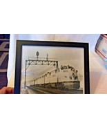 Union Pacific Locomotive #993 With Passenger Cars Photograph, Framed 8x10 - $21.38