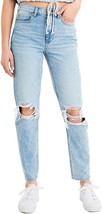 American Eagle 2202961 Ripped Mom Jeans, Uber Cool Blue Wash, 16 Long, 1... - £24.88 GBP