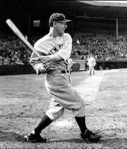 LOU GHERIG VINTAGE PRINT ON METAL SIGN 12X8IN YANKEES RUTH MM - $34.72 CAD