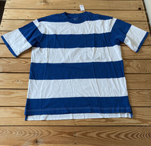 gap NWT women’s oversized stripe t shirt size S blue white J7 - $11.15