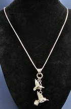 Sterling Silver 24&quot; Necklace &amp; Oxidized SS Hummingbirds Charm Pendant 925 - $29.99