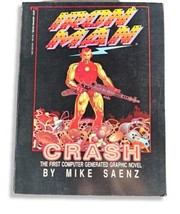 Iron Man Crash The First Computer Generated Graphic Novel Epic Comics 1988 - $25.95