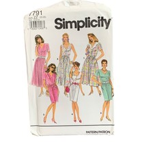 Simplicity 8791 Women&#39;s Dress Sewing Pattern Size 20-26 - uncut - $12.59