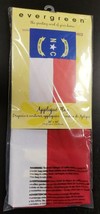 North Carolina Flag 28&quot; x 44&quot; State Flag Applique NC Flag NIP - $17.32