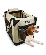 JESPET Soft Dog Crates Kennel, 3 Door Soft Sided Folding Travel Pet Carr... - $1,520.35 MXN