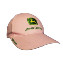 John Deere Owners Edition Hat Cap OSFM Adult Pink Structured Strap Back ... - $11.87
