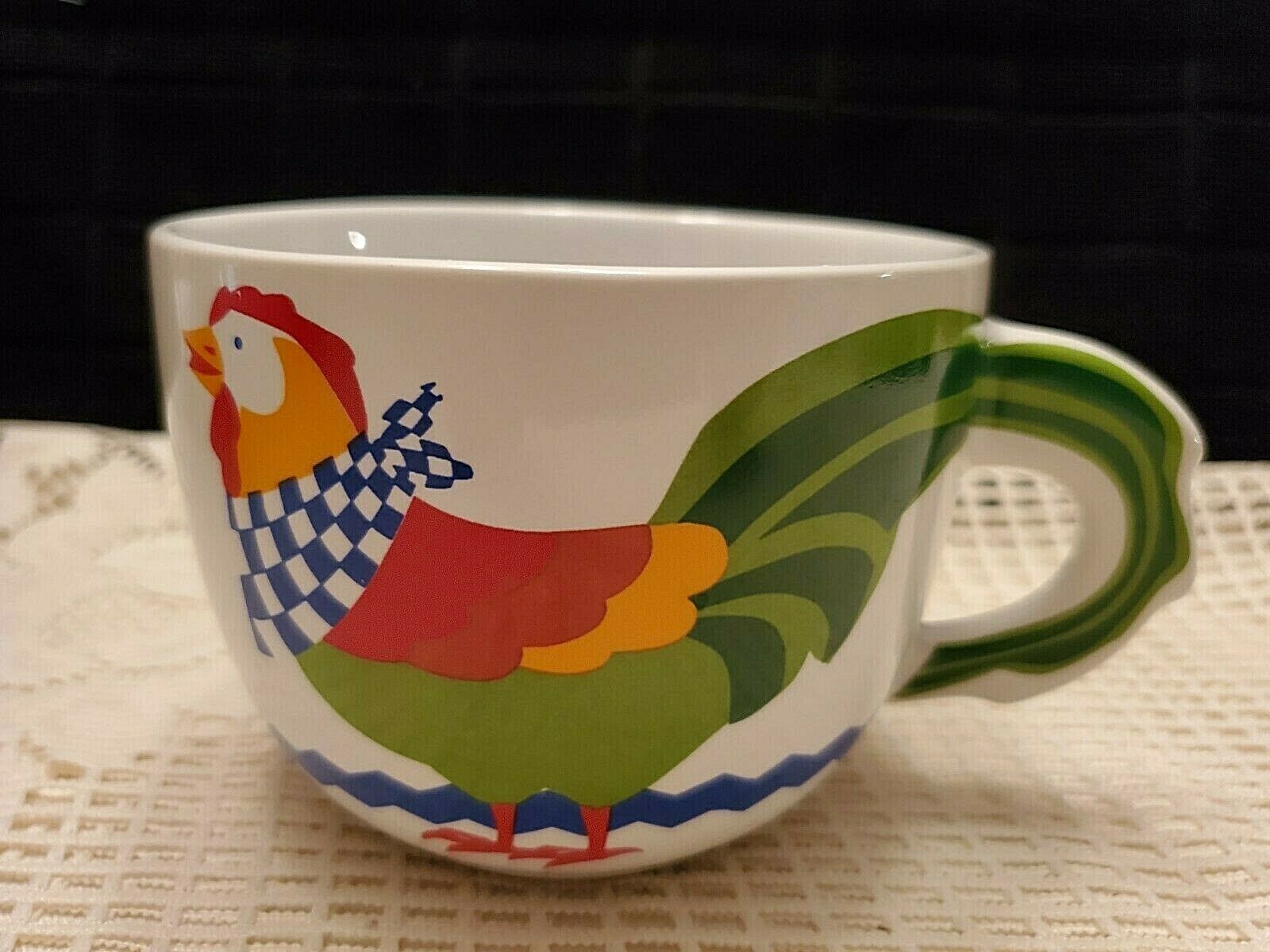VINTAGE ROOSTER FTD OVERSIZED COFFEE MUG - $11.30