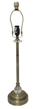 Royal Designs, Inc. 28&quot; Crystal and Antique Brass Plating KD Pull Chain Lamp Bas - $68.26+