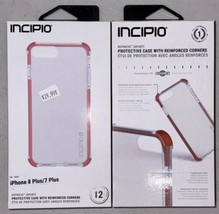 Incipio Protective Case Red Clear Phone Back Case for Apple iPhone 7 Plus - £6.77 GBP