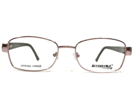 Affordable Designs Eyeglasses Frames MARGE ROSE Brown Pink Cat Eye 53-18-135 - £36.63 GBP