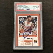 2017-18 Panini Contenders #39 Marquese Chriss Signed Card AUTO PSA Slabbed RC Su - £35.23 GBP