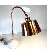 Modern Hextra Intertek Desk Table Lamp Copper w/Marble Base Model HX-T0994 - $107.58 CAD