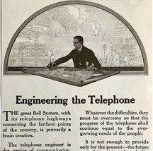1916 AT&amp;T Telephone Company Engineering Advertisement Telegraph DWMYC3 - £11.85 GBP
