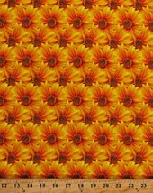 Cotton Sunflower Flowers Floral Sun Cotton Fabric Print by the Yard D384.49 - £10.31 GBP