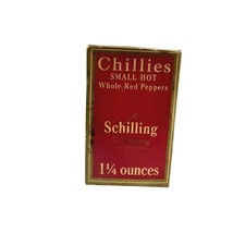 1933 A Schilling and Company Hot Red Chillies Cardboard Spice Box Red an... - £10.12 GBP