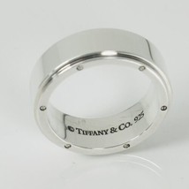 Size 12.5 Tiffany Metropolis Ring in Sterling Silver Mens Unisex - £572.86 GBP