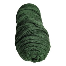 Dark Forest Green Knit Crochet 6.2oz 100% DIY Acrylic Arts Crafts 1 Skein - $91.33 MXN
