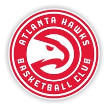 Atlanta Hawks Round  Decal / Sticker Die cut - £2.73 GBP+