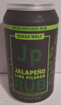 Spiceology Derek Wolf Jalapeno Lime Pilsner BBQ Rub 8 oz Beer Infused - $16.49