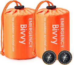 Emergency Sleeping Bag, Portable Emergency Blanket Thermal Bivy Sack, Wa... - $338.12 MXN