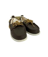 Baby Gap loafers toddler 7 slip on dress shoes brown boat shoes cord laces  - £15.78 GBP