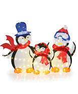 3-Piece 2D Lighted Penguin Family Christmas Decoration with 160 LED Lights - €100,25 EUR 3-Piece 2D Lighted Penguin Family Christmas Decoration with 160 LED Lights - €100,25 EUR