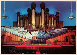 Mormon Tabernacle Choir Temple Square Salt Lake City Utah Postcard PC231 - £3.72 GBP