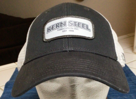 NWT Kern Steel The North Face Gray Men&#39;s Hat Adjustable Mesh Snapback Cap ~892A - £18.96 GBP