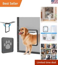 Magnetic Self-Closing Dog Screen Door 12x14 Inches, Lockable &amp; Durable D... - $993.78 MXN