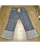 NWT Rare Johnny Blaze Flame Jeans Capris- sz.7/8 - £46.91 GBP