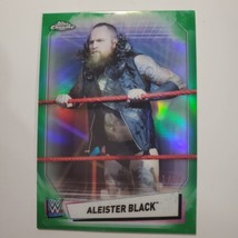 2021 Topps Chrome WWE Green 11/99 ALEISTER BLACK Refractor Parallel Wrestling  - £13.93 GBP