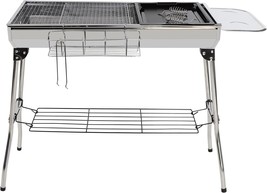 Camping Neature Portable Charcoal Grill - 26.8-Inch Tall Foldable Bbq Grill With - £75.81 GBP