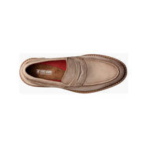 Stacy Adams Hopkins Moc Toe Penny Slip-On Shoes Sand 25708-269 image 4
