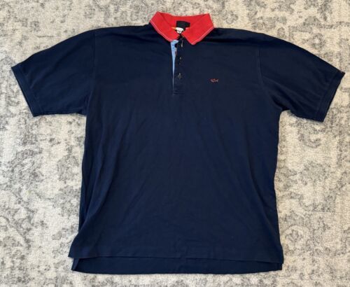 Primary image for Paul And Shark Yachting Polo Shirt Men’s XL Golf Navy Blue Casual Work Preppy